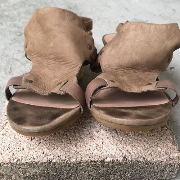 Camper leather heeled sandals - Picture 5 of 8